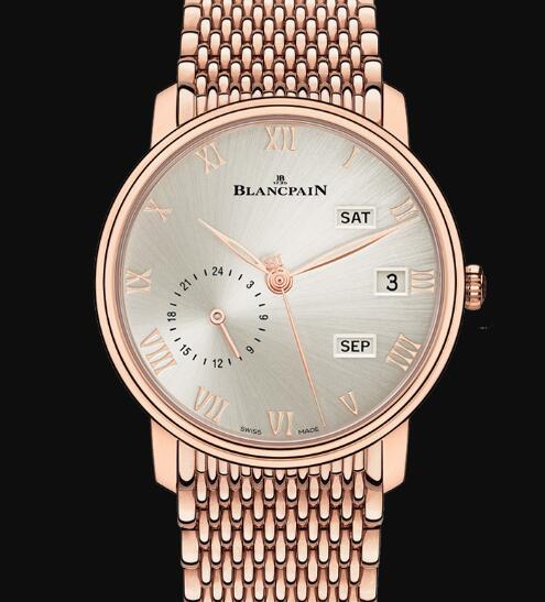 Review Blancpain Villeret Watch Price Review Quantième Annuel GMT Replica Watch 6670A 3642 MMB